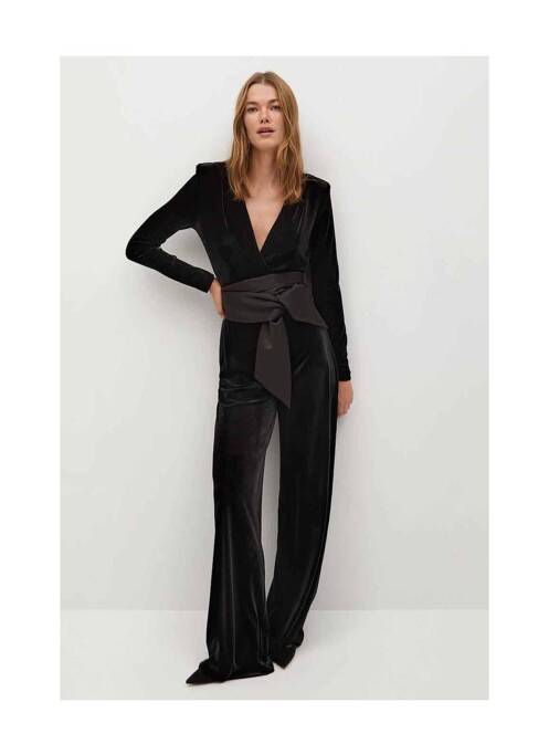 Combi-pantalon noir MANGO pour femme
