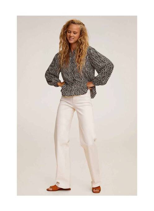 Blouse noir MANGO pour femme