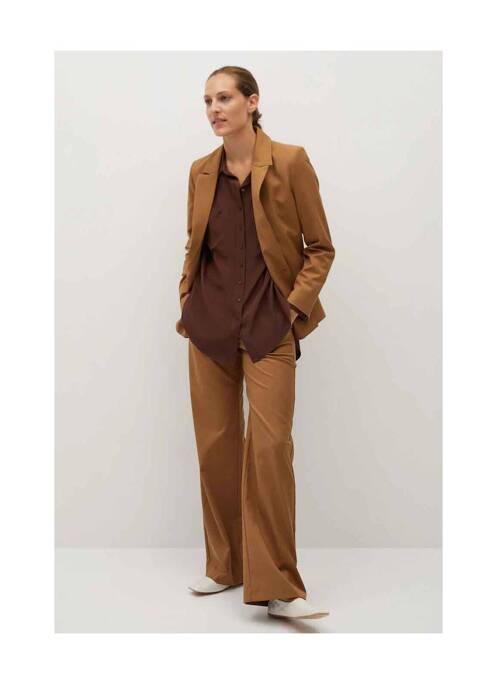 Chemisier marron MANGO femme