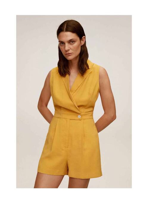 Combishort jaune MANGO femme