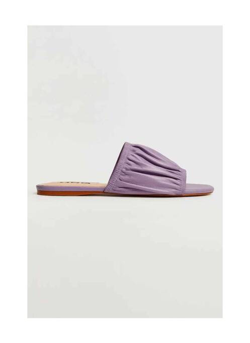 Sandales/Nu pieds violet MANGO pour femme