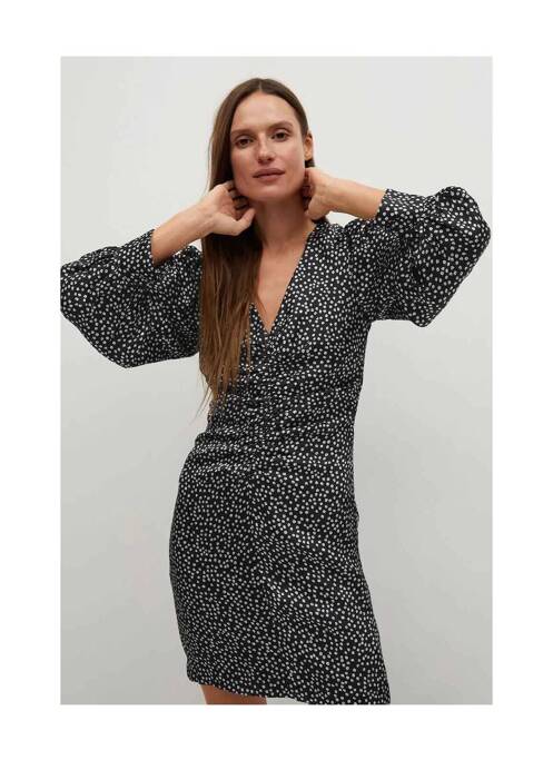 Robe courte noir MANGO femme