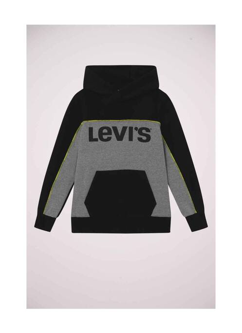 Sweat-shirt à capuche noir LEVIS pour garçon