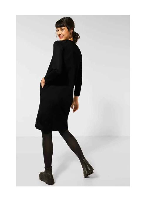 Robe mi-longue noir STREET ONE pour femme
