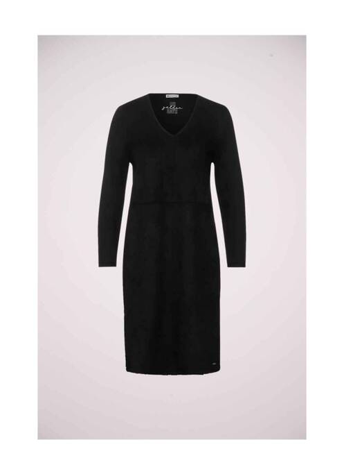 Robe mi-longue noir STREET ONE pour femme
