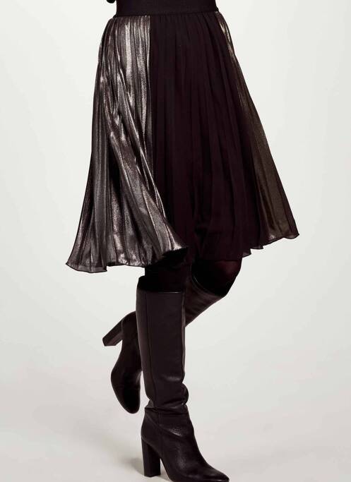 Jupe mi-longue noir KOCCA pour femme