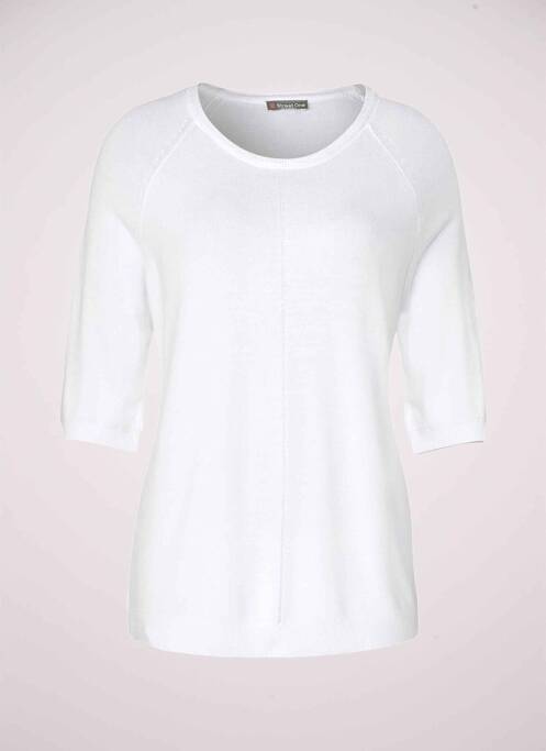 Pull blanc STREET ONE pour femme