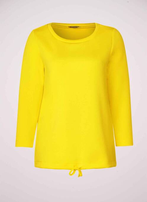 Sweat-shirt jaune STREET ONE pour femme