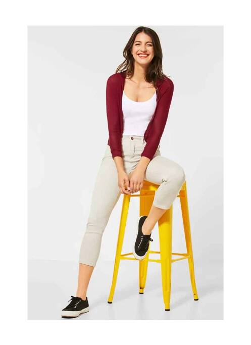 Gilet rouge STREET ONE pour femme