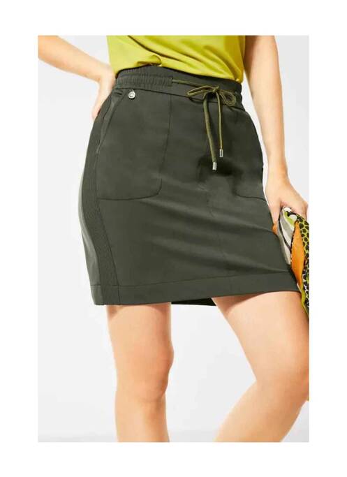 Jupe courte vert STREET ONE pour femme
