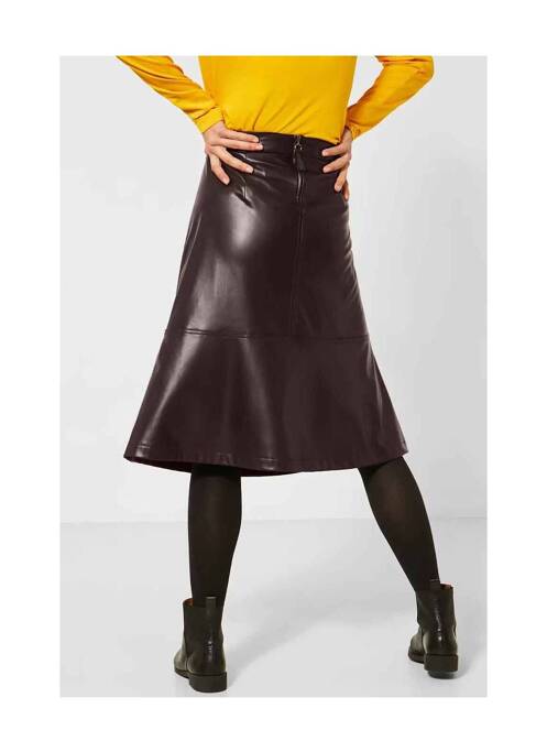 Jupe mi-longue rouge STREET ONE pour femme
