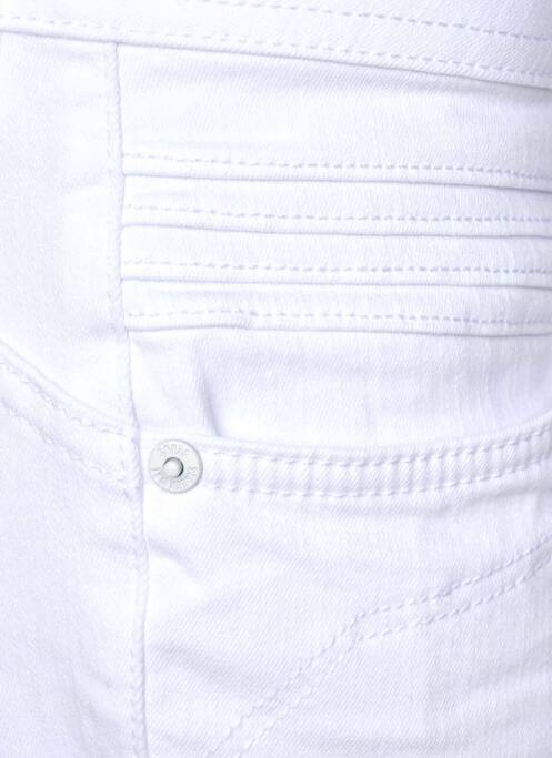 Jeans coupe slim blanc STREET ONE pour femme