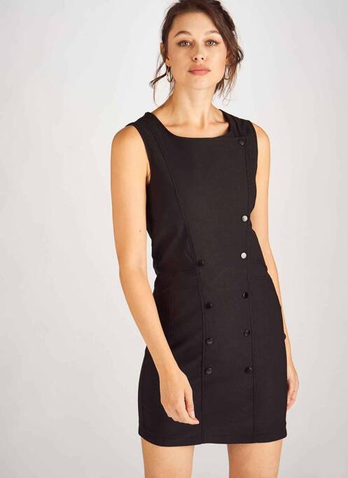 Robe mi-longue noir ASTRID BLACK LABEL pour femme