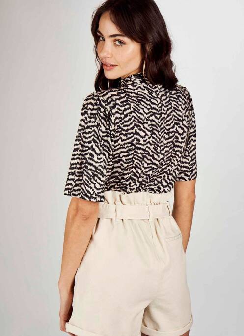 Short beige ASTRID BLACK LABEL pour femme