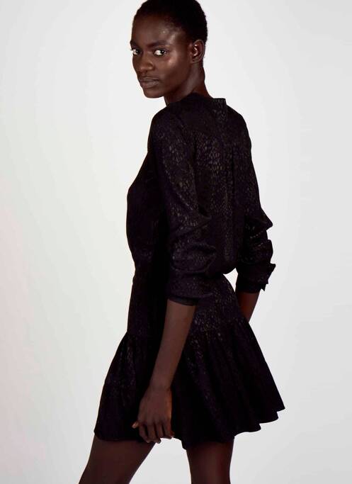 Robe mi-longue noir ASTRID BLACK LABEL pour femme