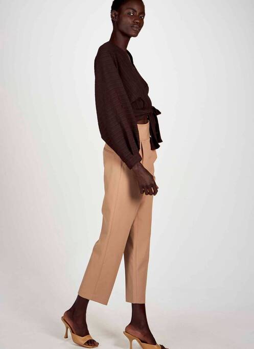Blouse marron ASTRID BLACK LABEL pour femme