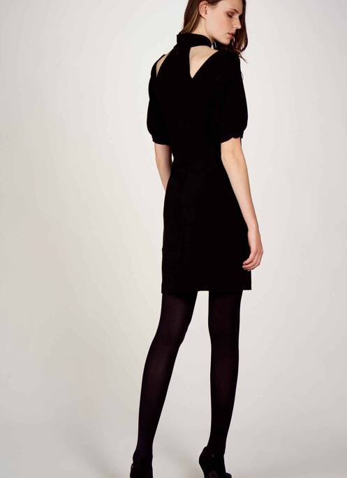 Robe mi-longue noir ASTRID BLACK LABEL pour femme
