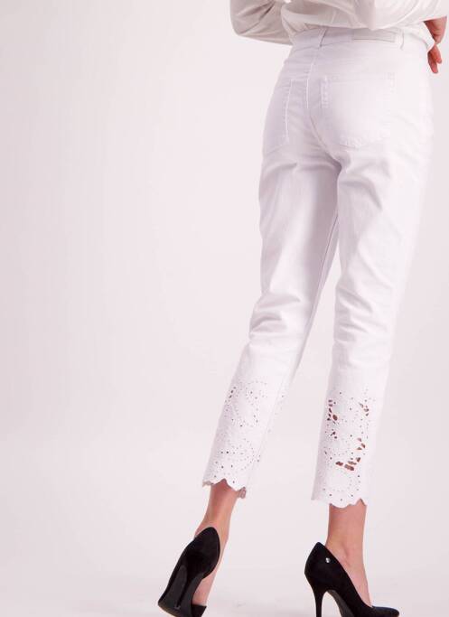 Jean coupe Mom blanc ASTRID BLACK LABEL pour femme