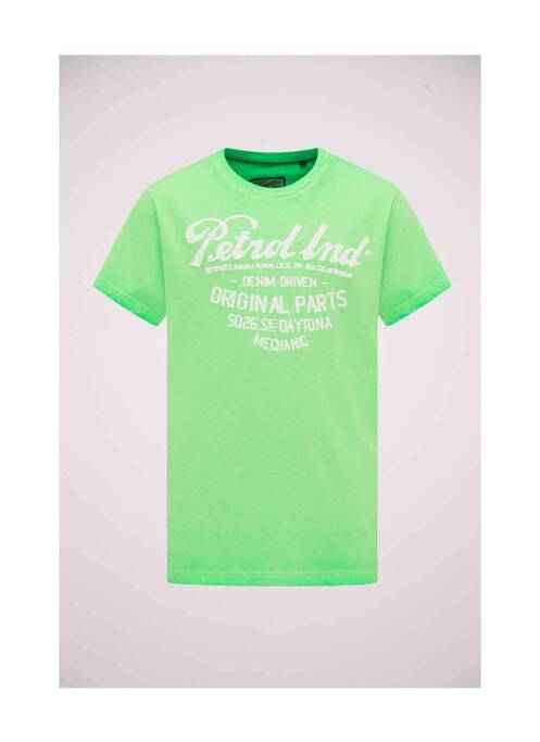 T-shirt vert PETROL INDUSTRIES pour garçon