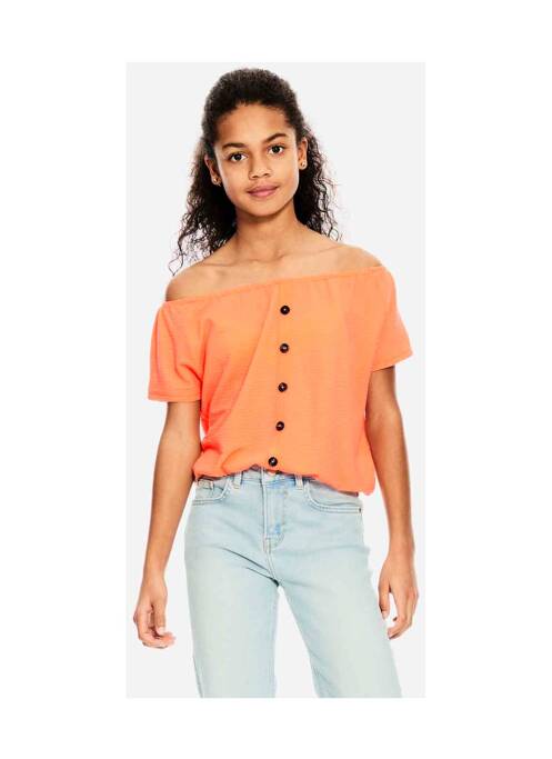 Top orange GARCIA pour fille