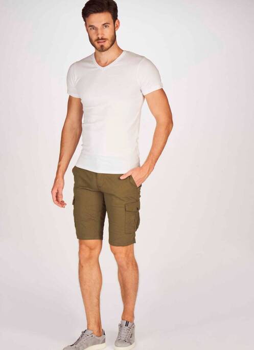 Bermuda beige BRUCE & BUTLER  pour homme