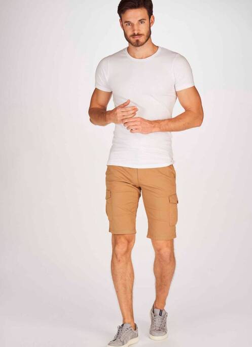 Bermuda beige BRUCE & BUTLER  pour homme