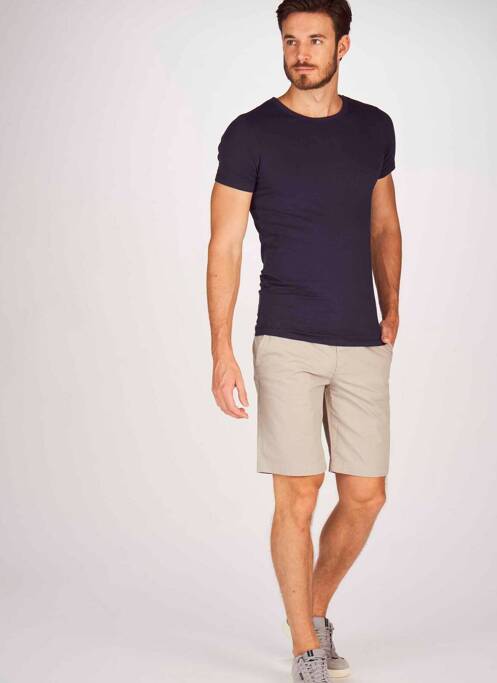 Bermuda gris BRUCE & BUTLER  pour homme