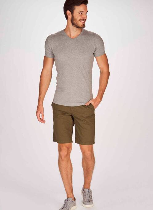 Bermuda beige BRUCE & BUTLER  pour homme