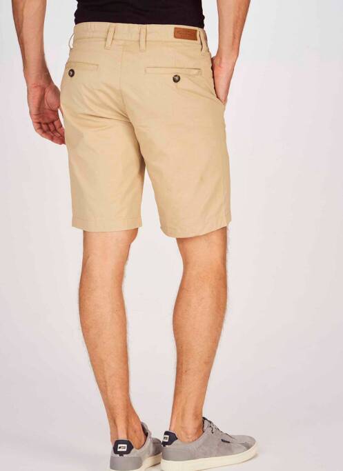 Bermuda beige BRUCE & BUTLER  pour homme