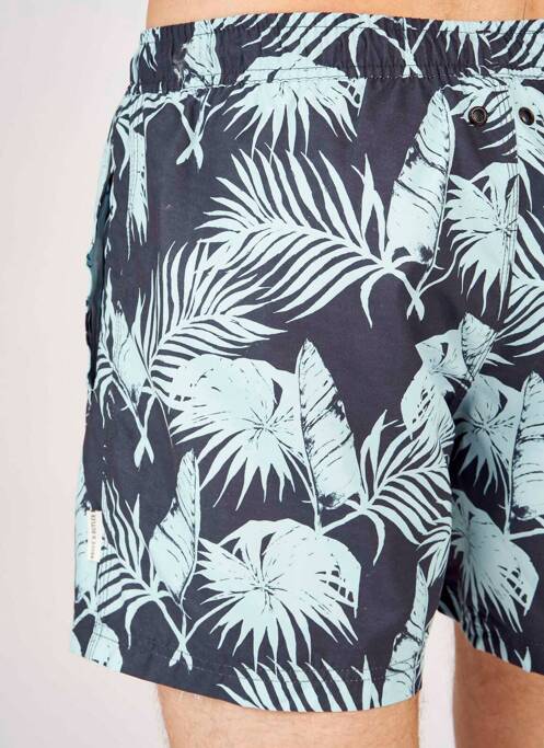 Short de bain bleu BRUCE & BUTLER  pour homme