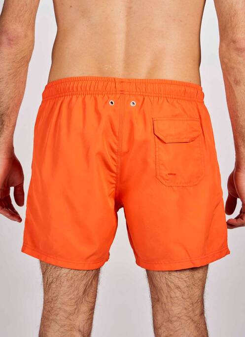 Short de bain orange BRUCE & BUTLER  pour homme