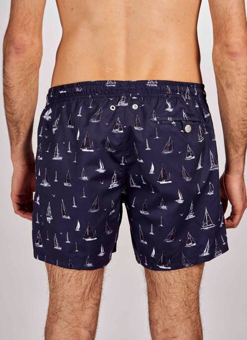 Short de bain bleu BRUCE & BUTLER  pour homme