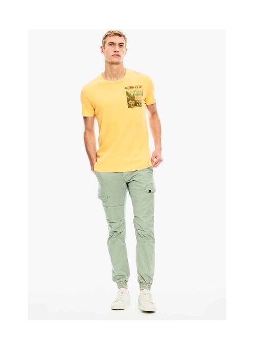 T-shirt jaune GARCIA pour homme