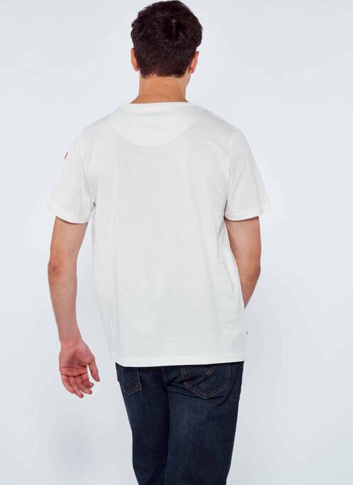 T-shirt blanc CYCLO CLUB MARCEL  pour homme