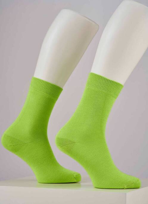 Chaussettes vert CLOUDS OF FASHION pour femme