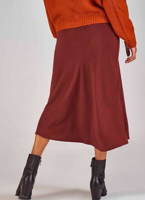 Jupe longue rouge CLOUDS OF FASHION pour femme