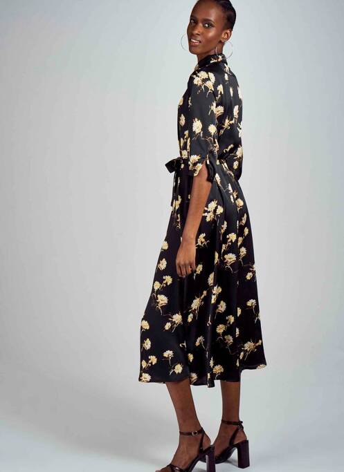 Robe longue noir CLOUDS OF FASHION pour femme