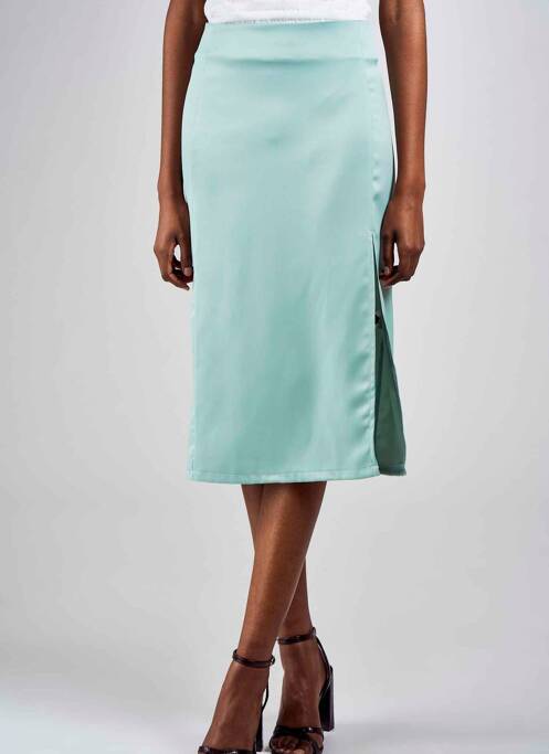 Jupe mi-longue vert CLOUDS OF FASHION pour femme