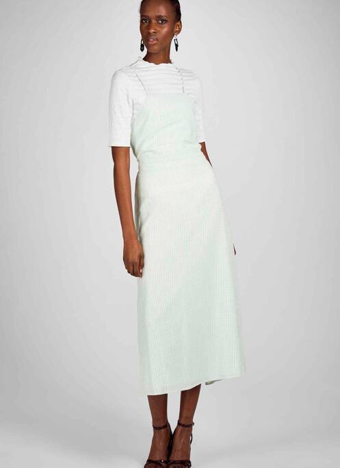 Robe mi-longue vert CLOUDS OF FASHION pour femme