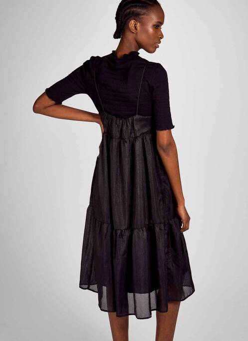 Robe mi-longue noir CLOUDS OF FASHION pour femme