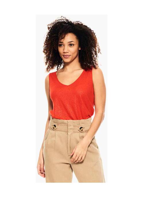 Débardeur rouge GARCIA pour femme