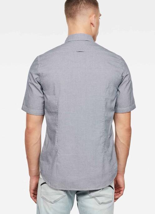 Chemise manches courtes bleu G STAR pour homme