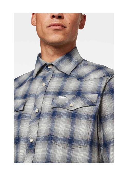 Chemise manches longues bleu G STAR homme