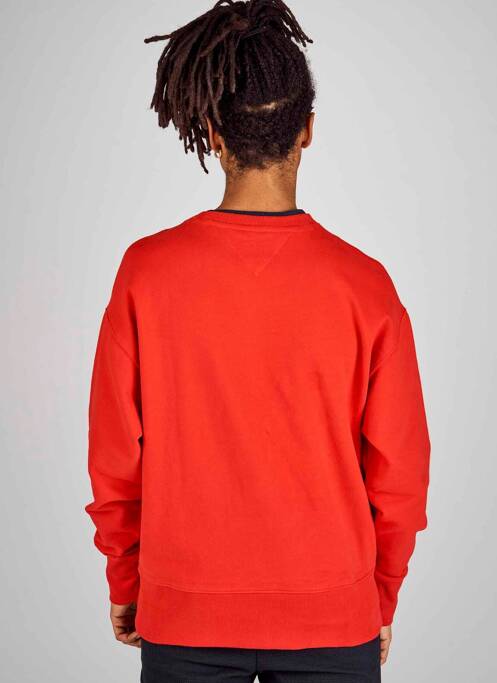Sweat-shirt rouge TOMMY HILFIGER homme