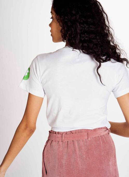 T-shirt blanc SAVE THE DUCK pour femme