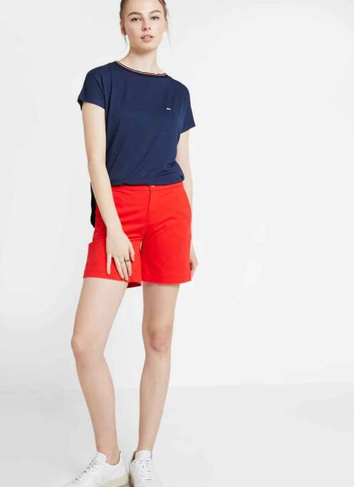 Short rouge TOMMY HILFIGER pour femme
