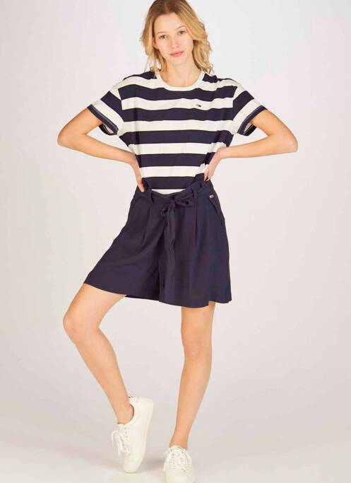 Short bleu TOMMY HILFIGER pour femme