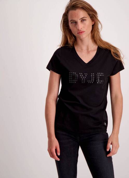 T-shirt noir DYJCODE BY DENNIS PRAET  pour femme