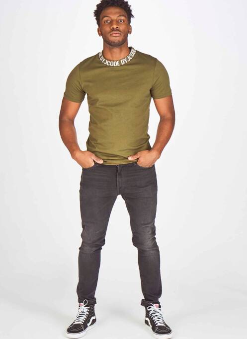 T-shirt vert DYJCODE BY DENNIS PRAET  pour homme
