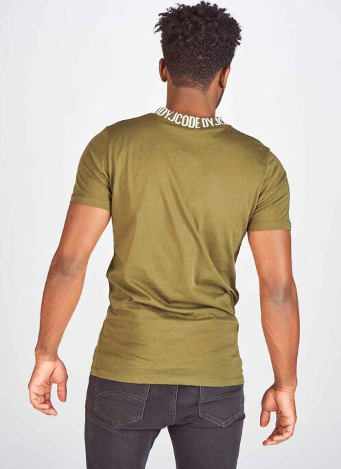 T-shirt vert DYJCODE BY DENNIS PRAET  pour homme